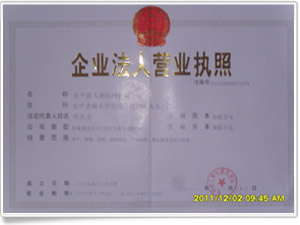 企業(yè)法人營(yíng)業(yè)執(zhí)照